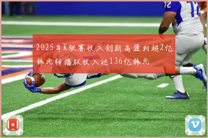 2025年K联赛收入创新高盈利超2亿韩元转播权收入达136亿韩元