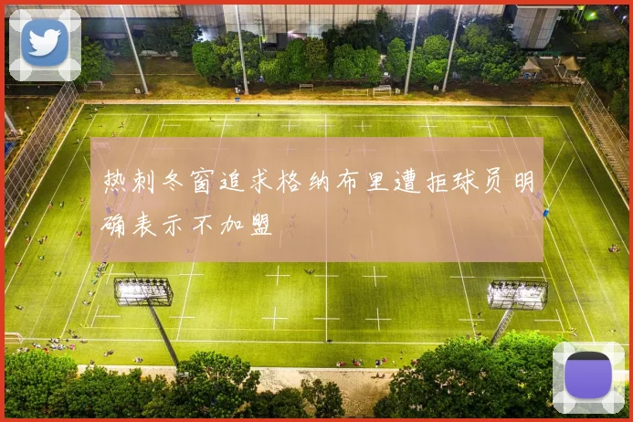 热刺冬窗追求格纳布里遭拒球员明确表示不加盟